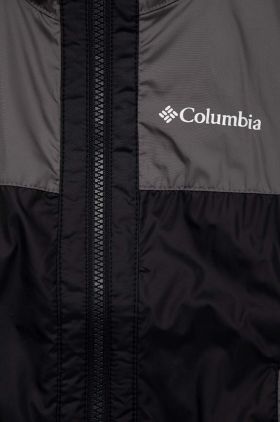 Columbia geaca copii Flash Challenger Windbreaker culoarea negru