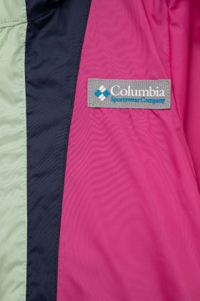 Columbia geaca copii Back Bowl Hooded Windbreaker culoarea roz