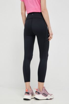 Marmot leggins sport Rock Haven femei, culoarea negru, neted