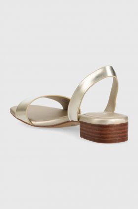 Aldo sandale de piele Dorenna femei, culoarea auriu, 13578727.Dorenna