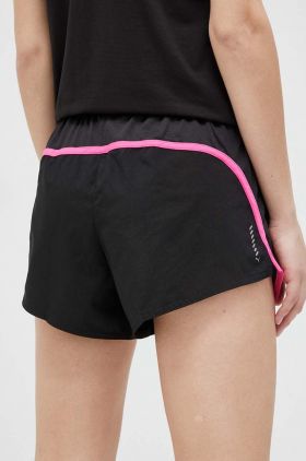 Puma pantaloni scurți de alergare Favourite Velocity culoarea negru, uni, medium waist 523178