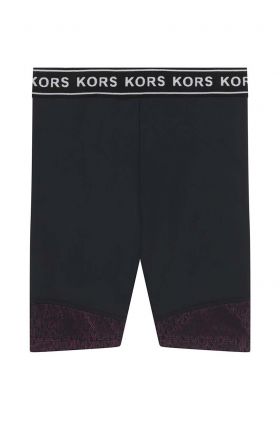 Michael Kors pantaloni scurti copii culoarea negru, neted