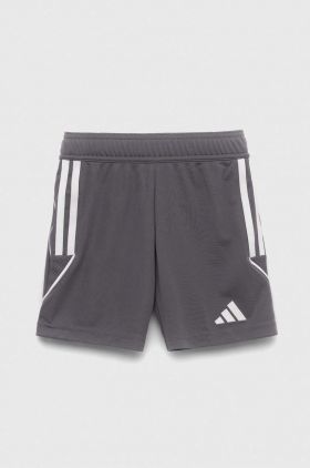 adidas Performance pantaloni scurti copii TIRO 23 SHO culoarea gri, talie reglabila