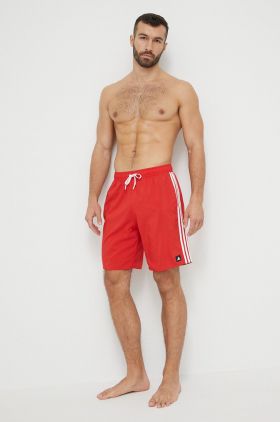 adidas Performance pantaloni scurti de baie culoarea rosu