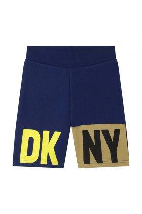 Dkny pantaloni scurti copii culoarea albastru marin