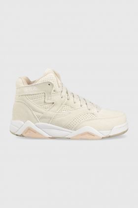 Fila sneakers din piele intoarsă M-SQUAD culoarea bej