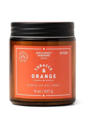 Gentelmen's Hardware lumanare parfumata de soia Tobacco & Orange 227 g