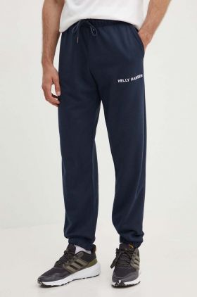 Helly Hansen pantaloni de trening culoarea bleumarin, uni 53926-992