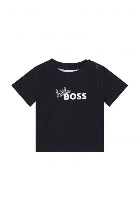 BOSS compleu copii culoarea albastru marin