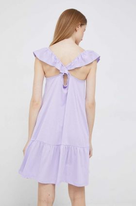 GAP rochie culoarea violet, mini, drept