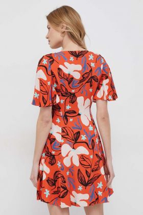 PS Paul Smith rochie culoarea portocaliu, mini, evazati