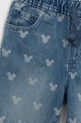 GAP pantaloni scurti din denim pentru copii x Disney modelator, talie reglabila