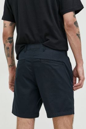 Abercrombie & Fitch pantaloni scurti barbati, culoarea negru