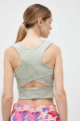 Columbia top sport Windgates II Cropped femei, culoarea verde