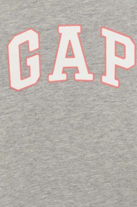 GAP tricou de bumbac pentru copii culoarea gri, cu imprimeu