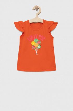 Birba&Trybeyond tricou bebe culoarea portocaliu