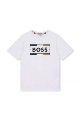 BOSS set de bumbac pentru copii culoarea alb