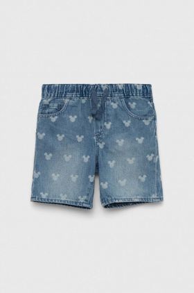 GAP pantaloni scurti din denim pentru copii x Disney modelator, talie reglabila