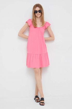 GAP rochie culoarea roz, mini, drept