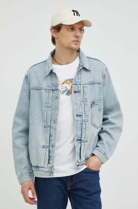 Levi's geaca jeans barbati, de tranzitie, oversize