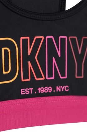 Dkny costum de baie pentru copii din două piese culoarea negru