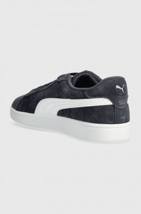 Puma sneakers din piele intoarsă Smash 3.0 culoarea bordo 390984