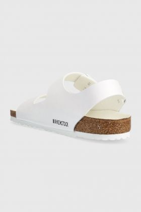 Birkenstock sandale MILANO barbati, culoarea alb, 1024966