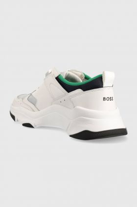 BOSS sneakers Asher culoarea alb, 50493205