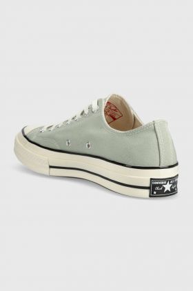 Converse teniși Chuck 70 OX culoarea gri, A02769C A02769C-GREEN