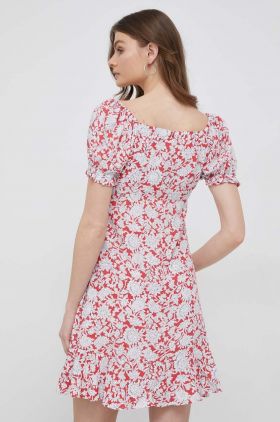 Pepe Jeans rochie Pavana culoarea rosu, mini, drept