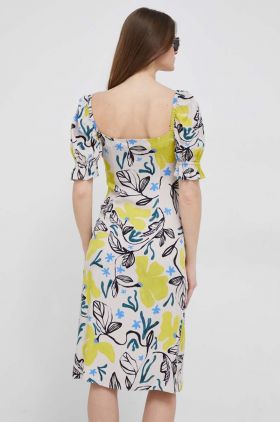 PS Paul Smith rochie culoarea alb, mini, evazati