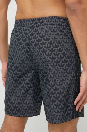 adidas Originals pantaloni scurti de baie culoarea negru