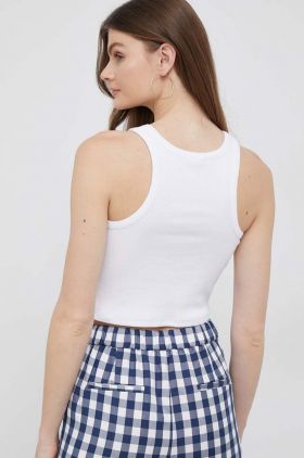 Pepe Jeans top Piera N femei, culoarea alb