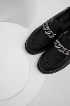 Answear Lab mocasini x colecția limitată SISTERHOOD femei, culoarea negru, cu toc plat