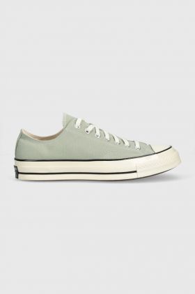 Converse teniși Chuck 70 OX culoarea gri, A02769C A02769C-GREEN