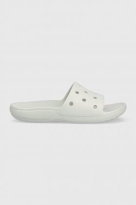 Crocs papuci Classic Slide culoarea gri 206121