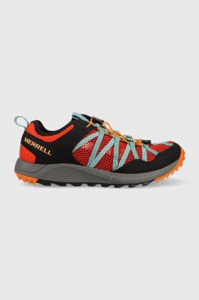 Merrell pantofi Wildwood Aerosport bărbați, culoarea portocaliu J135183