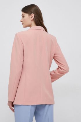 Dkny sacou culoarea roz, un singur rand de nasturi, neted