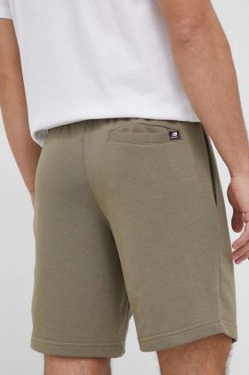 New Balance pantaloni scurti barbati, culoarea verde