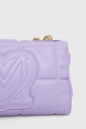 Love Moschino poseta culoarea violet