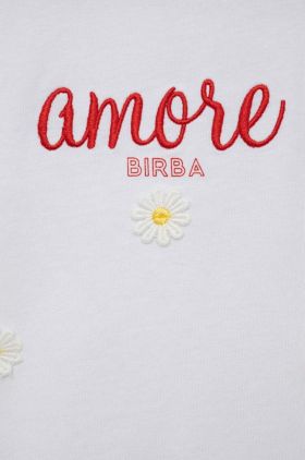 Birba&Trybeyond tricou bebe culoarea alb