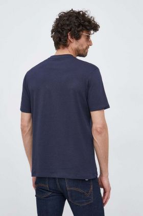 North Sails tricou barbati, culoarea albastru marin, cu imprimeu