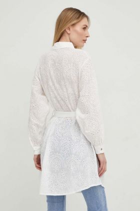 Answear Lab camasa femei, culoarea alb, cu guler clasic, relaxed