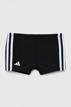 adidas Performance costum de baie copii 3S culoarea negru