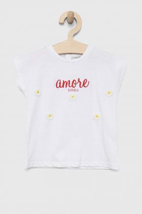 Birba&Trybeyond tricou bebe culoarea alb