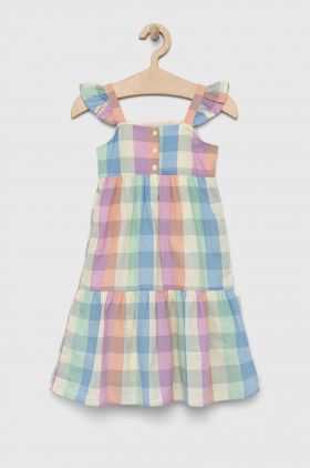 GAP rochie din bumbac pentru copii midi, evazati