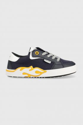 Geox sneakers pentru copii culoarea albastru marin