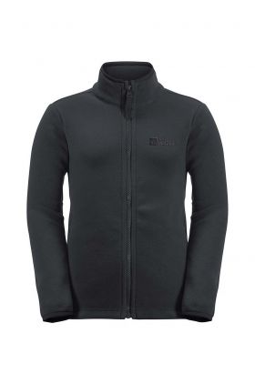 Jack Wolfskin bluza copii TAUNUS JACKET K culoarea negru, neted