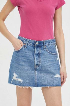 Levi's fusta jeans mini, drept