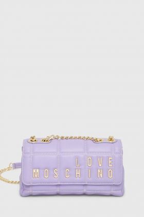 Love Moschino poseta culoarea violet